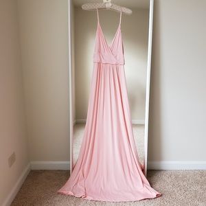 Never Worn Pale Pink Maxi Dress